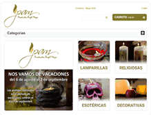 Tablet Screenshot of productosangelmoya.com